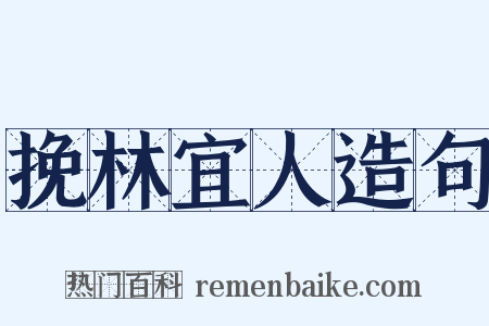 挽林宜人造句是什么意思的图片